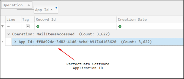 BEC 10 - Perfect Data Software Mail items accessed by application ID